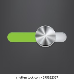 UI Slider. Vector.