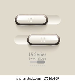 Ui sliders, controls switch web elements.