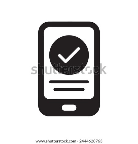 UI status check succes icon design