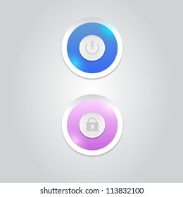 UI switch button (On/Off)