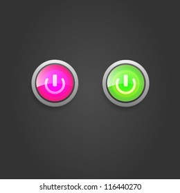 UI switch button (On/Off)