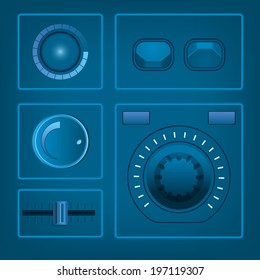 UI Switches Kit Elements, Slider Toggle Set