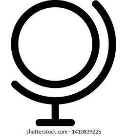 UI Symbol Globe Minimal Design