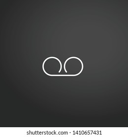 Ui Symbol vector icon. Ui Symbol concept stroke symbol design. Thin graphic elements vector illustration, outline pattern for your web site design, logo, UI. EPS 10.