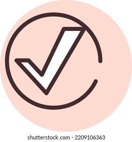 marca de la interfaz de usuario, ilustración, vector sobre fondo blanco.