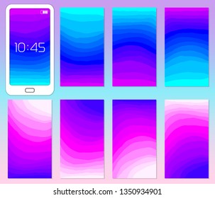 UI UX Design, abstract concept multicolored blend background with a color vibrant curve line gradient