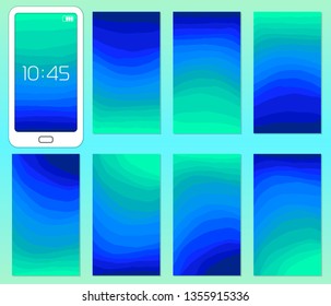 UI UX Design, abstract concept multicolored blend background with a color vibrant curve line gradient
