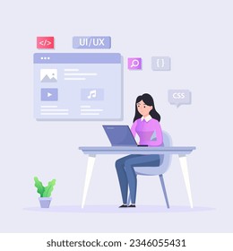 UI UX design, Creating an application design.