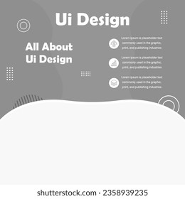 Ui Ux design elements collection representations of user experience and app interface 