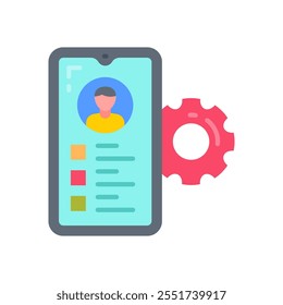UI UX design Flat Icons, Vector illustration