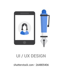 UI UX Design Icon.