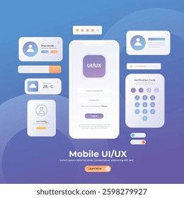 ui ux design template design