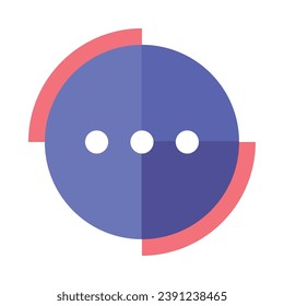 ui ux element chat illustration isolated