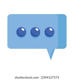 ilustración de chat de ui ux