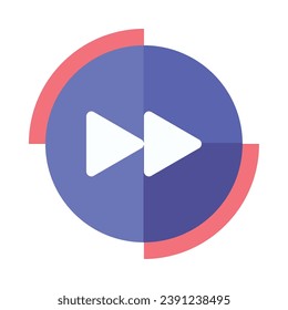 ui ux element player illustration isolated