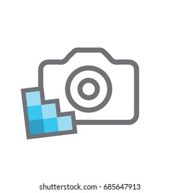 UI or UX High or low res image icon