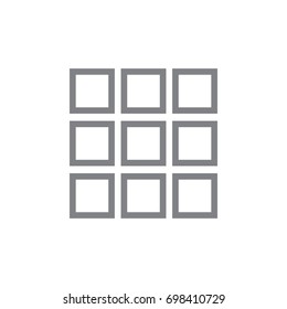 UI or UX High or low res image icon