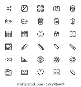UI UX icon or logo isolated sign symbol vector illustration - Collection of high quality black style vector icons
