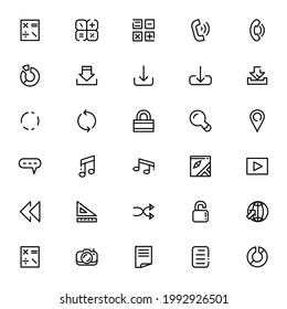 Icono UX de interfaz de usuario o logotipo símbolo de signo aislado ilustración vectorial - Colección de iconos vectoriales de estilo negro de alta calidad
