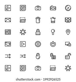 UI UX icon or logo isolated sign symbol vector illustration - Collection of high quality black style vector icons
