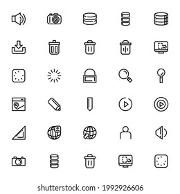 UI UX icon or logo isolated sign symbol vector illustration - Collection of high quality black style vector icons
