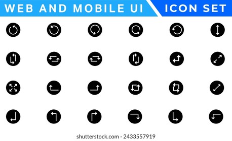 UI UX Icon mega set, user interface iconset collection