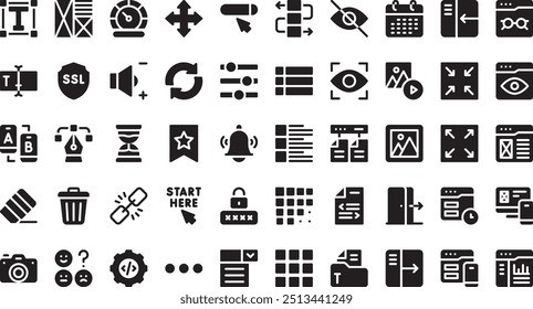 Ui ux icons High-Quality Vector Icons Collection with Editable Stroke. Ideal for Professional and Creative Projects.