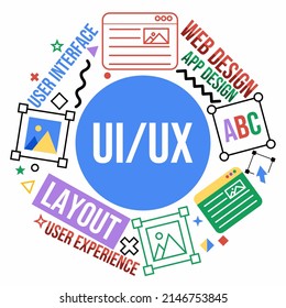 UI UX illustration with vector file for your creative design.
