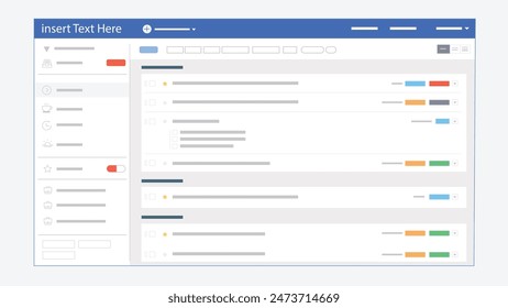 UI UX Tablero infográfico Diseño de interfaz de usuario con gráficos Plantilla de interfaz de Web