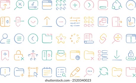 Ui ux interface icons High-Quality Vector Icons Collection with Editable Stroke. Ideal for Professional and Creative Projects.