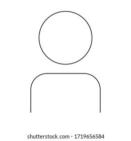 ui / ux interpace mobile user line icon