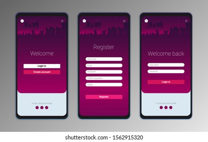 Ui ux mobile application interface design