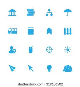 UI vector icons set for web and mobile