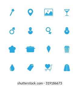 UI vector icons set for web and mobile