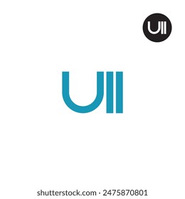 UII Logo Letter Monogram Design