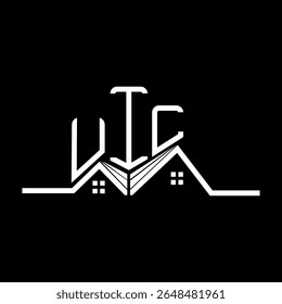 UIL Design de logotipo Real State, UIL logotipo simples e moderno. UIL design de alfabeto luxuoso  