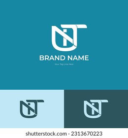 Diseño de logotipo para letras U+I+T 3 letras 