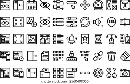 Uiux icons High-Quality Vector Icons Collection with Editable Stroke. Ideal for Professional and Creative Projects.