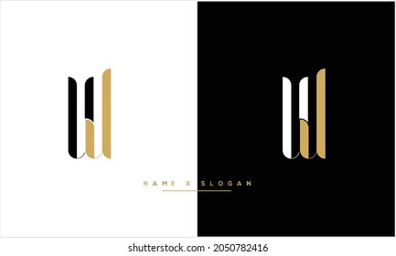 UJ ,JU Abstract Letters Logo monogram