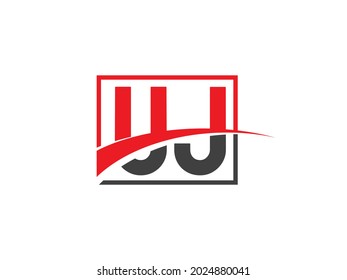 Plantilla de diseño de logotipo de carta UJ