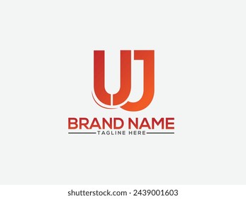 UJ Letter Logo Vector Art, Icons, and Graphics