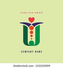 UJ lettering logo is simple, easy to understand and authoritative
