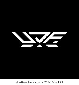 UJF letter logo vector design, UJF simple and modern logo. UJF luxurious alphabet design  