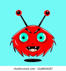 Ilustrador de diseño de vectores de carácter monstruo de Ujoo