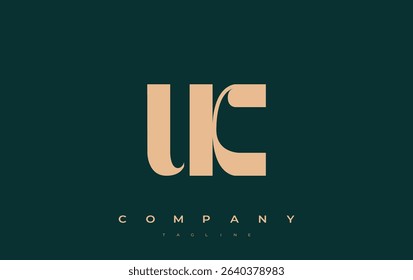 UK Abstract Geometric Logo Design. Modern and elegant logo design with simplistic typography elements, showcasing branding excellence.