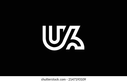 UK Abstract initial monogram letter alphabet logo design