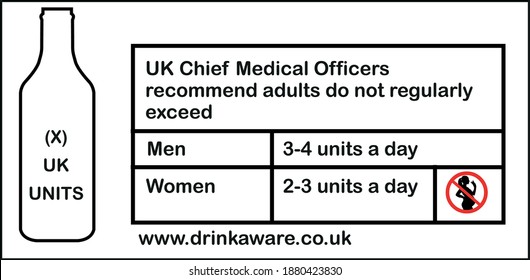 UK Alcoholic drink labelling symbol