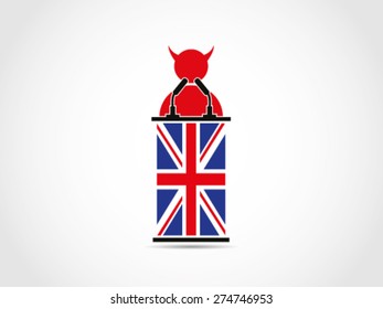 UK Britain Evil Speech
