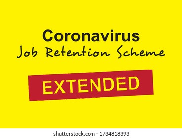 UK Coronavirus Job Retention Scheme Extended