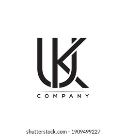 vector de logotipo de letras creativas del Reino Unido